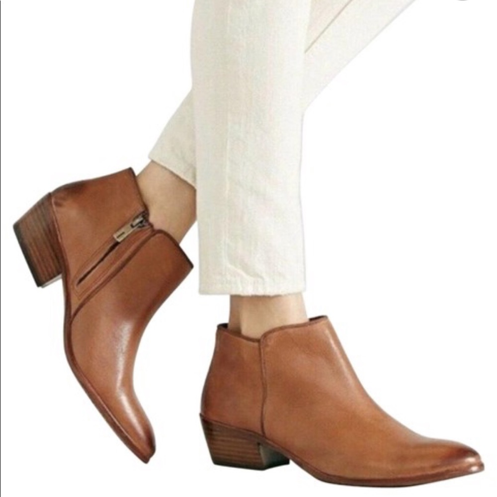 Leather boots